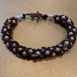 Beaded Pearled Bracelet